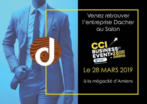 Participation au Salon CCI Business Event à la Mégacité d'Amiens - 28 MARS 2019